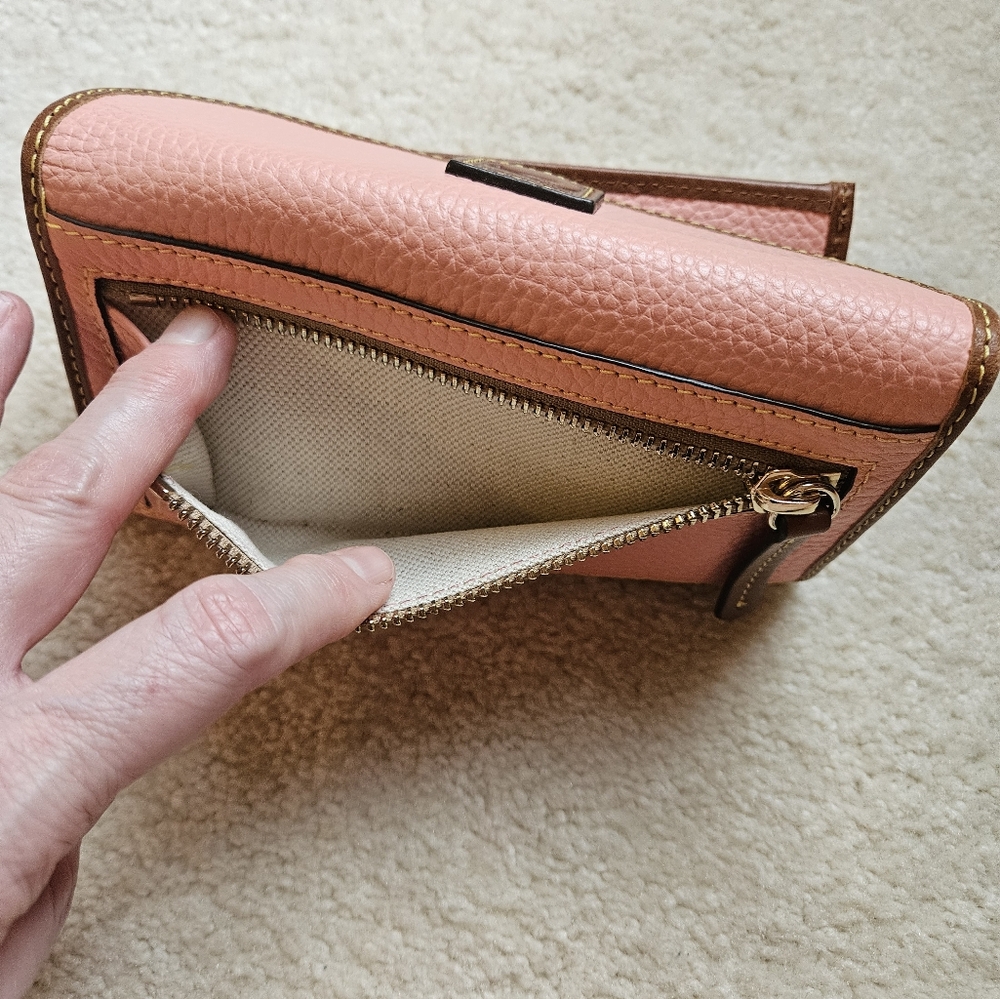 Dooney & Bourke Pink Shoulder Bag with Metallic Accents - Picture 14 of 16